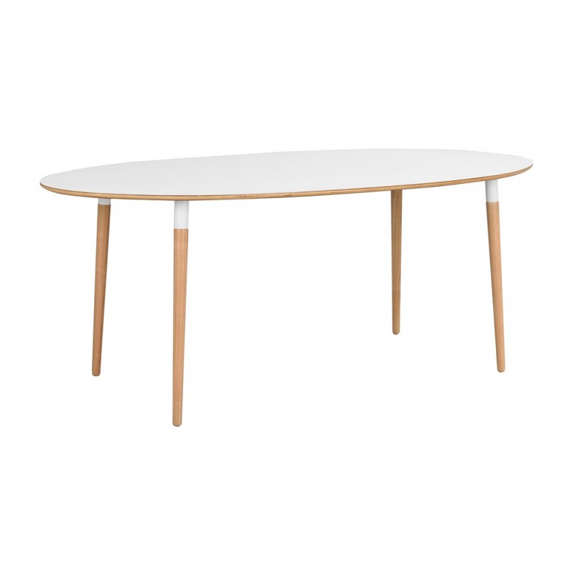 RO Fusio Dining Table Oval Oak